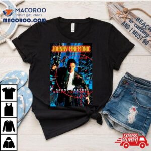 Johnny Mnemonic Keanu Reeves Dolph Lundgren Poster Tshirt