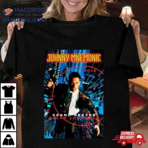 Johnny Mnemonic Keanu Reeves Dolph Lundgren Poster Tshirt