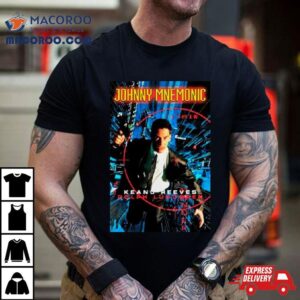 Johnny Mnemonic Keanu Reeves Dolph Lundgren Poster Tshirt