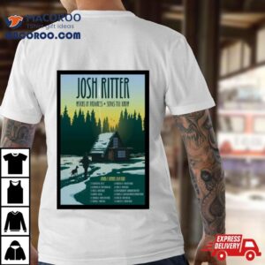 Josh Ritter Spring Amp Summer Tour Poster Tshirt