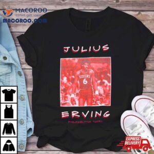 Julius Erving Philadelphia Ers Vintage Logo Tshirt