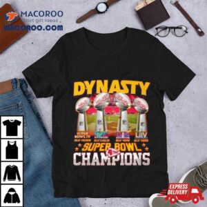 Kansas City Chiefs Dynasty Super Bowl Time Champions Tshirt