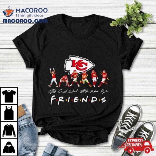 Kansas City Chiefs Friends Tv Show Signatures Shirt