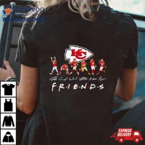 Kansas City Chiefs Friends Tv Show Signatures Tshirt