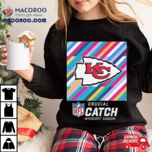 Kansas City Chiefs Nfl Crucial Catch Intercept Cancer Tshirt