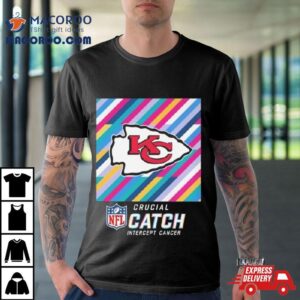 Kansas City Chiefs Nfl Crucial Catch Intercept Cancer Tshirt