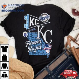 Kansas City Royals Split Zone Forever Royal Tshirt