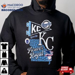 Kansas City Royals Split Zone Forever Royal Tshirt