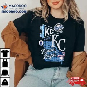 Kansas City Royals Split Zone Forever Royal Tshirt