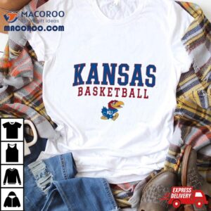 Kansas Jayhawks Champion Basketball Stack Tshirt