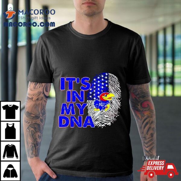 Kansas Jayhawks It’s In My Dna Fingerprinshirt