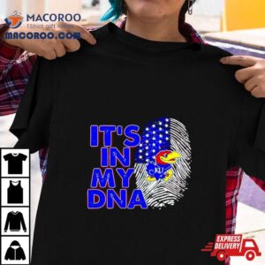 Kansas Jayhawks It S In My Dna Fingerprin Tshirt