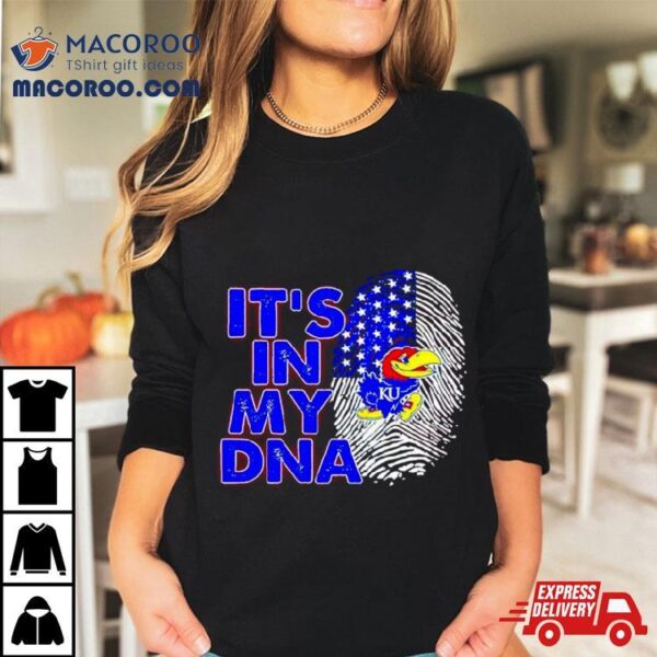 Kansas Jayhawks It’s In My Dna Fingerprinshirt