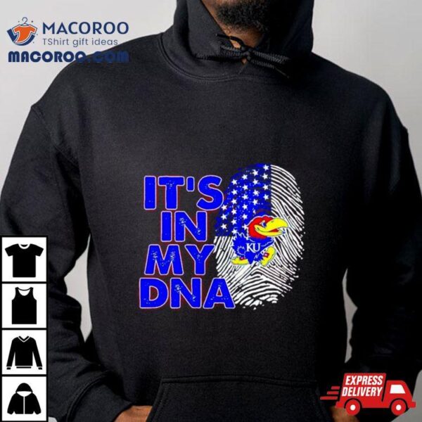 Kansas Jayhawks It’s In My Dna Fingerprinshirt