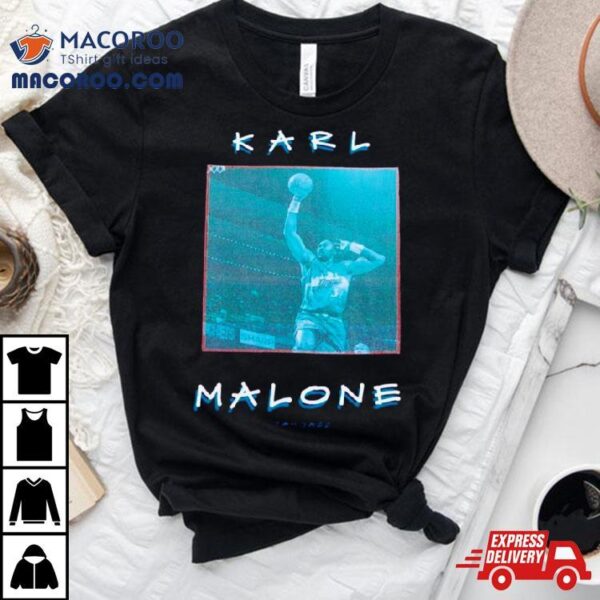 Karl Malone Utah Jazz Vintage Logo Shirt