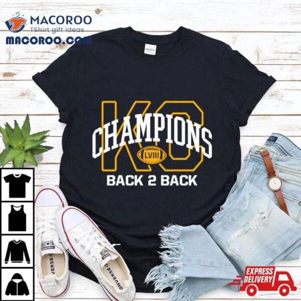 Kc Champions Back 2 Back Football Shirt