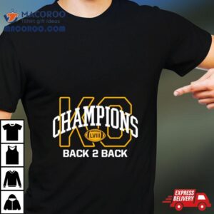 Kc Champions Back Back Football Tshirt