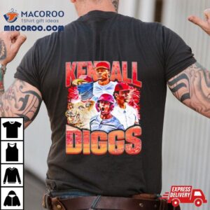 Kendall Diggs Arkansas Razorbacks Baseball Graphic T Shirt