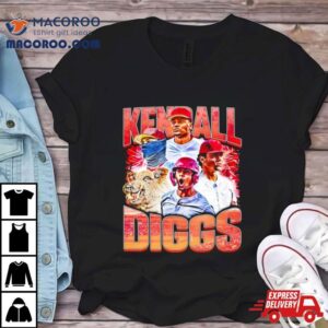 Kendall Diggs Arkansas Razorbacks Baseball Graphic Tshirt