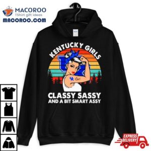 Kentucky Wildcats Girls Strong Class Sassy And A Bit Smart Assy Vintage Shirt