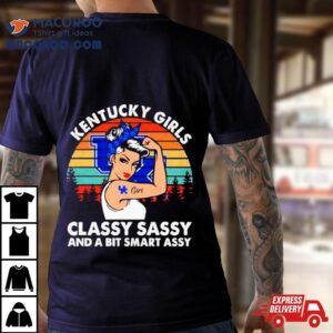 Kentucky Wildcats Girls Strong Class Sassy And A Bit Smart Assy Vintage Tshirt