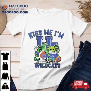 Kentucky Wildcats Happy St Patrick Rsquo S Day Baby Yoda Tshirt