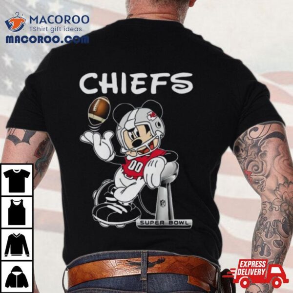 Kids Mickey Mouse Kansas City Chiefs Kids T Shirt