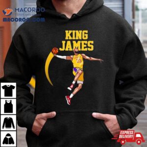 King James Basketball Player Los Angeles Lakers Nba Tshirt