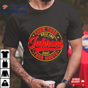 Know Your Role And Shut Your Mouth Jabroni Logo Shirt