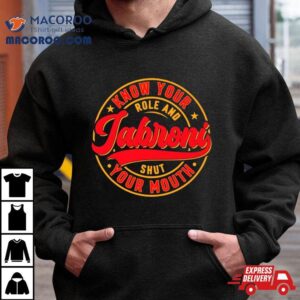 Know Your Role And Shut Your Mouth Jabroni Logo Tshirt