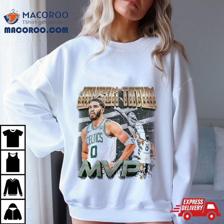 Kristaps Porzingis Wearing Jayson Tatum Mvp Shirt Kristaps Porzingis Wearing Jayson Tatum Mvp Shirt