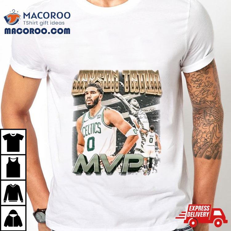Kristaps Porzingis Wearing Jayson Tatum Mvp Shirt Kristaps Porzingis Wearing Jayson Tatum Mvp Shirt