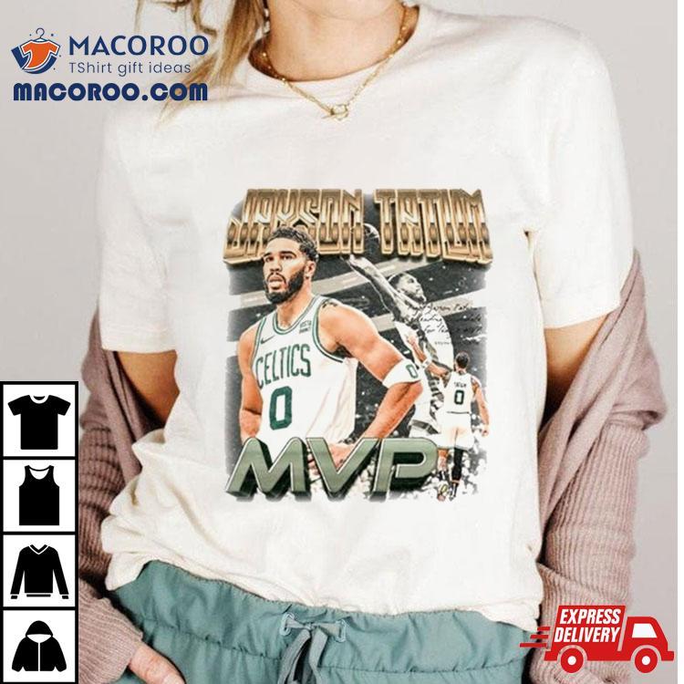 Kristaps Porzingis Wearing Jayson Tatum Mvp Shirt Kristaps Porzingis Wearing Jayson Tatum Mvp Shirt