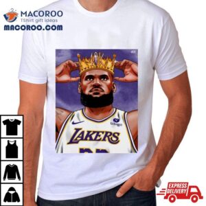 Lebron James Crown 40k Point Los Angeles Lakers Basketball Shirt