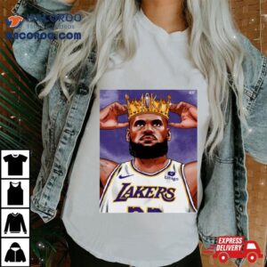 Lebron James Crown K Point Los Angeles Lakers Basketball Tshirt