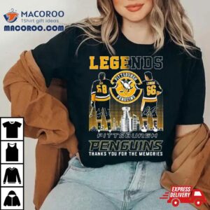 Legends Jaromir Jagr And Mario Lemieux Pittsburgh Penguins Thanks You For The Memories Tshirt