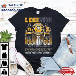 Legends Jaromir Jagr And Mario Lemieux Pittsburgh Penguins Thanks You For The Memories Tshirt