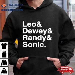 Leo Dewey Randy Sonic Tshirt