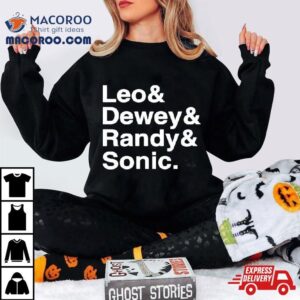 Leo Dewey Randy Sonic Tshirt