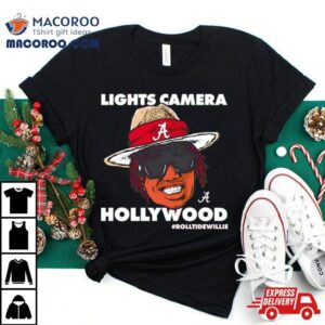 Light Camera Hollywood Roll Tide Willie Tshirt