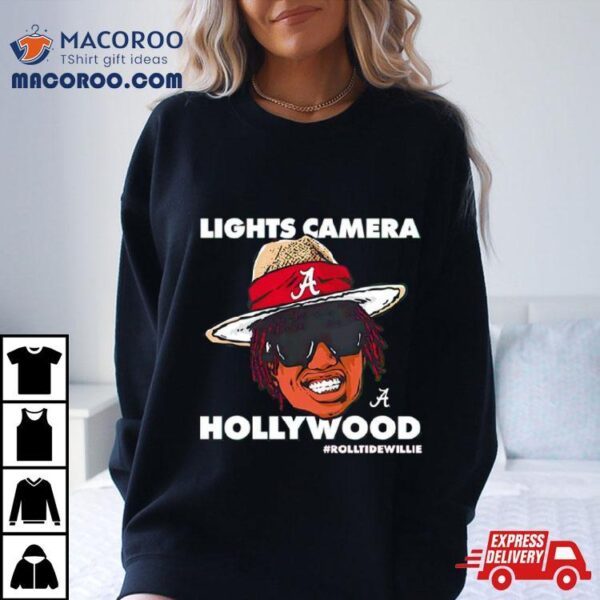 Light Camera Hollywood Roll Tide Willie Shirt