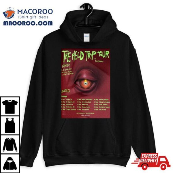 Lil Yachty The Field Trip Tour Europe Tour Date T Shirt