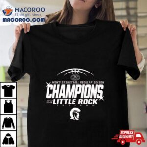 Little Rock Trojans Ovc Men S Basketball Regular Season Champions Tshirt