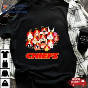 Looney Tunes Characters Go Kansas City Chiefs Tshirt