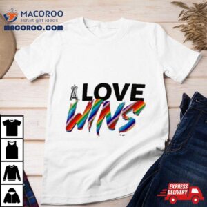 Los Angeles Angels Love Wins Pride Tshirt