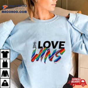 Los Angeles Angels Love Wins Pride Tshirt