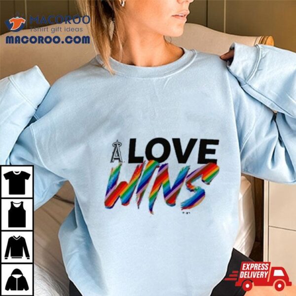 Los Angeles Angels Love Wins Pride 2024 Shirt