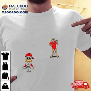 Los Angeles Angels Vs Arizona Diamondbacks Mlb Mascot Cartoon Baseball Tshirt