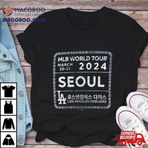 Los Angeles Dodgers Mlb World Tour Seoul Series Stam Tshirt