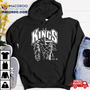 Los Angeles Kings Mitchell And Ness Gray Popsicle Shirt